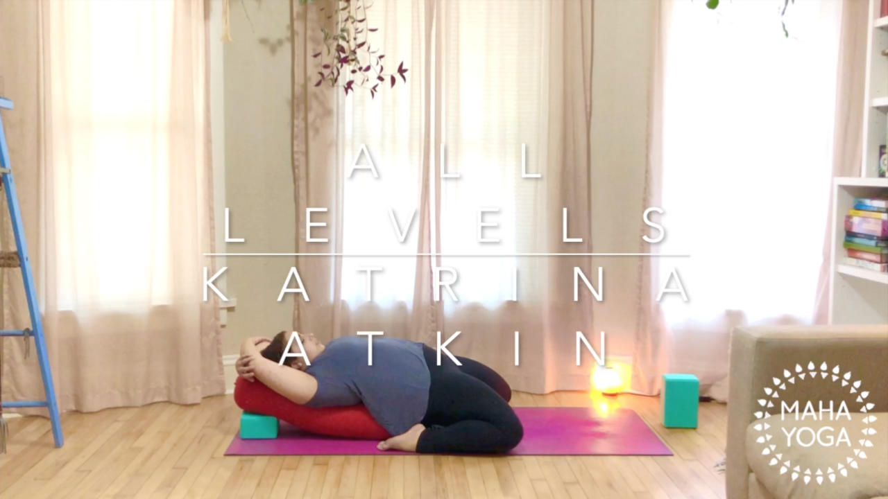 45 min all levels w/ Katrina: get into hero's pose