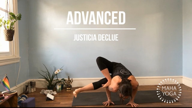 90 min advanced w/ Justicia: arm balances & deep hip openers