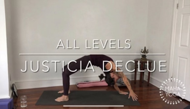 45 min all levels w/ Justicia: backbends
