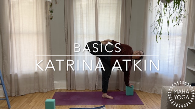 45 min intermediate basics w/ Katrina: get into ardha chandrachapasana