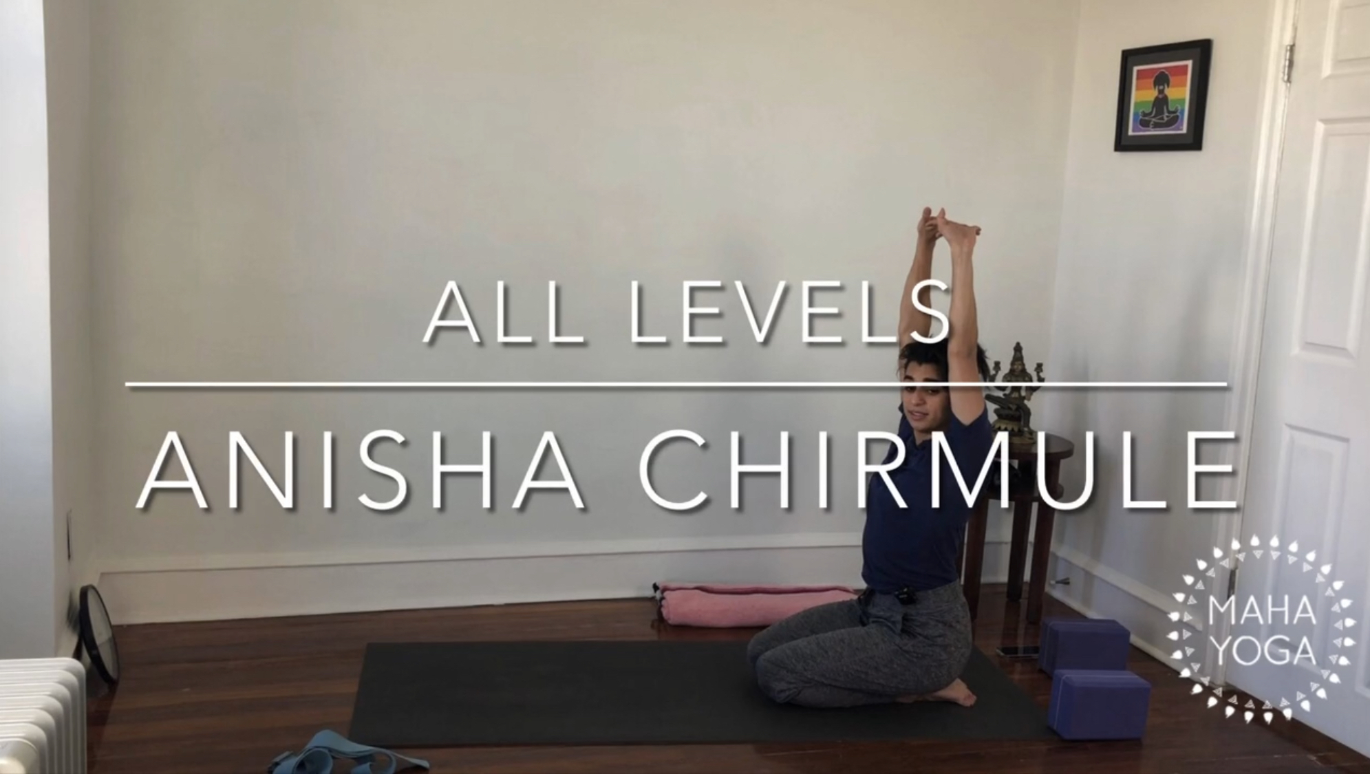 60 min all levels w/ Anisha: backbends + upper back 