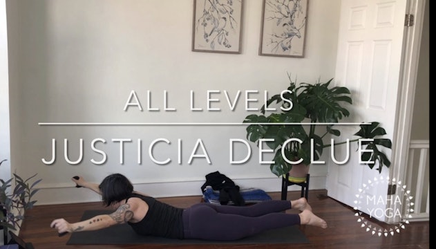 55 min all levels w/ Justicia: shoulder mobility