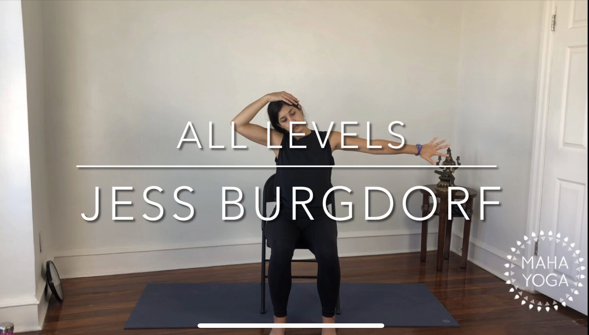 8 min all levels w/ Jess: neck & shoulders