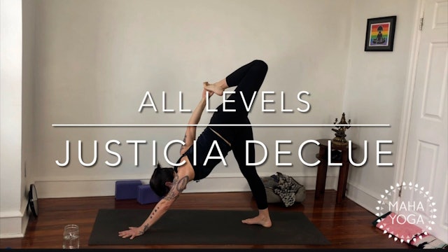 60 min all levels w/ Justicia: heart openers + backbends