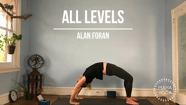 60 min all levels w/ Alan: backbends ...