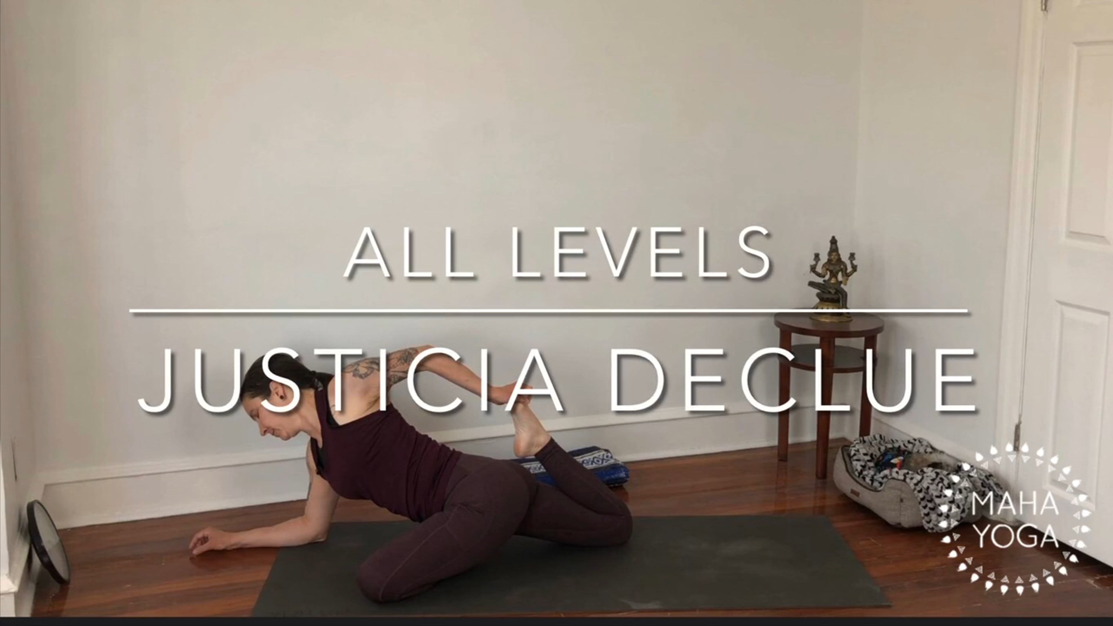 27 min all levels w/ Justicia: post travel practice