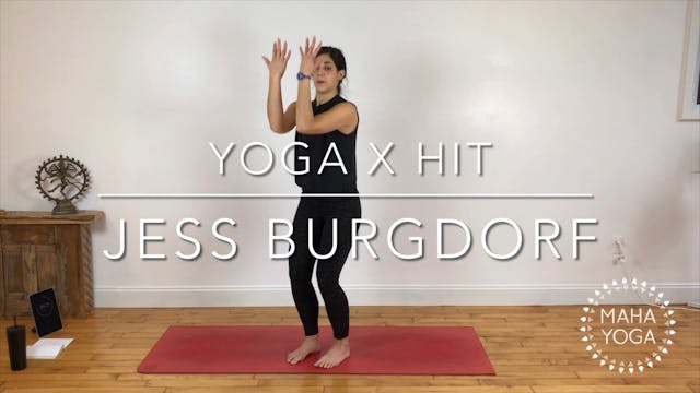 60 min yoga x HIIT w/ Jess: high inte...