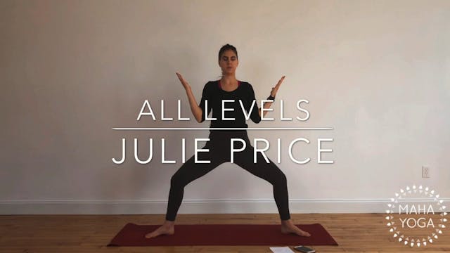 10 min all levels w/ Julie: brisk min...