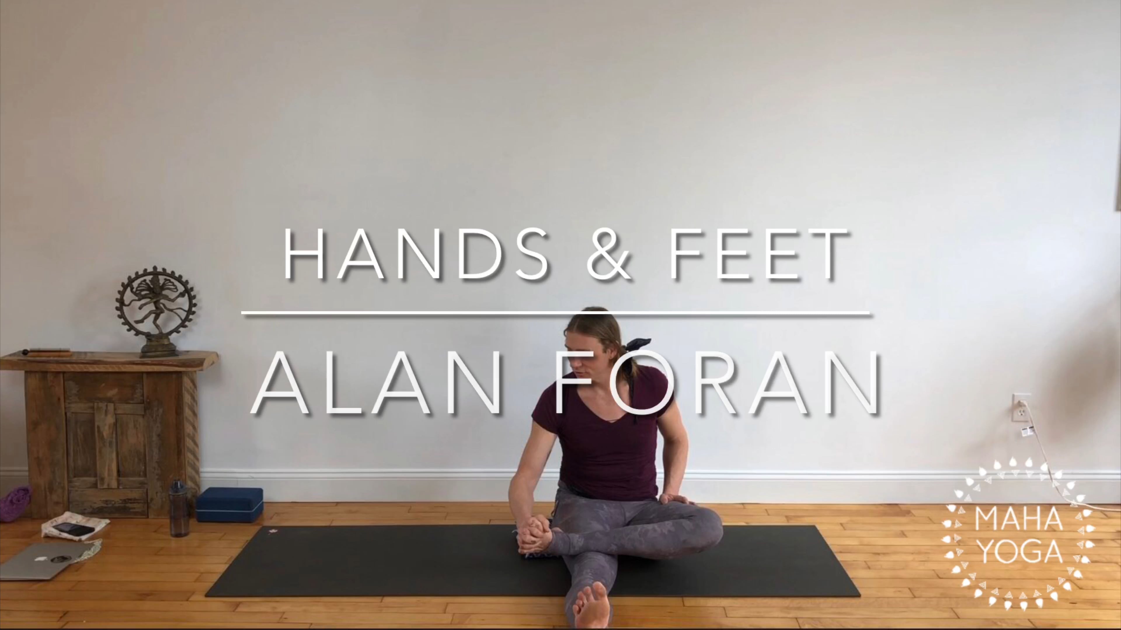 22 min all levels w/ Alan: hand & foot love