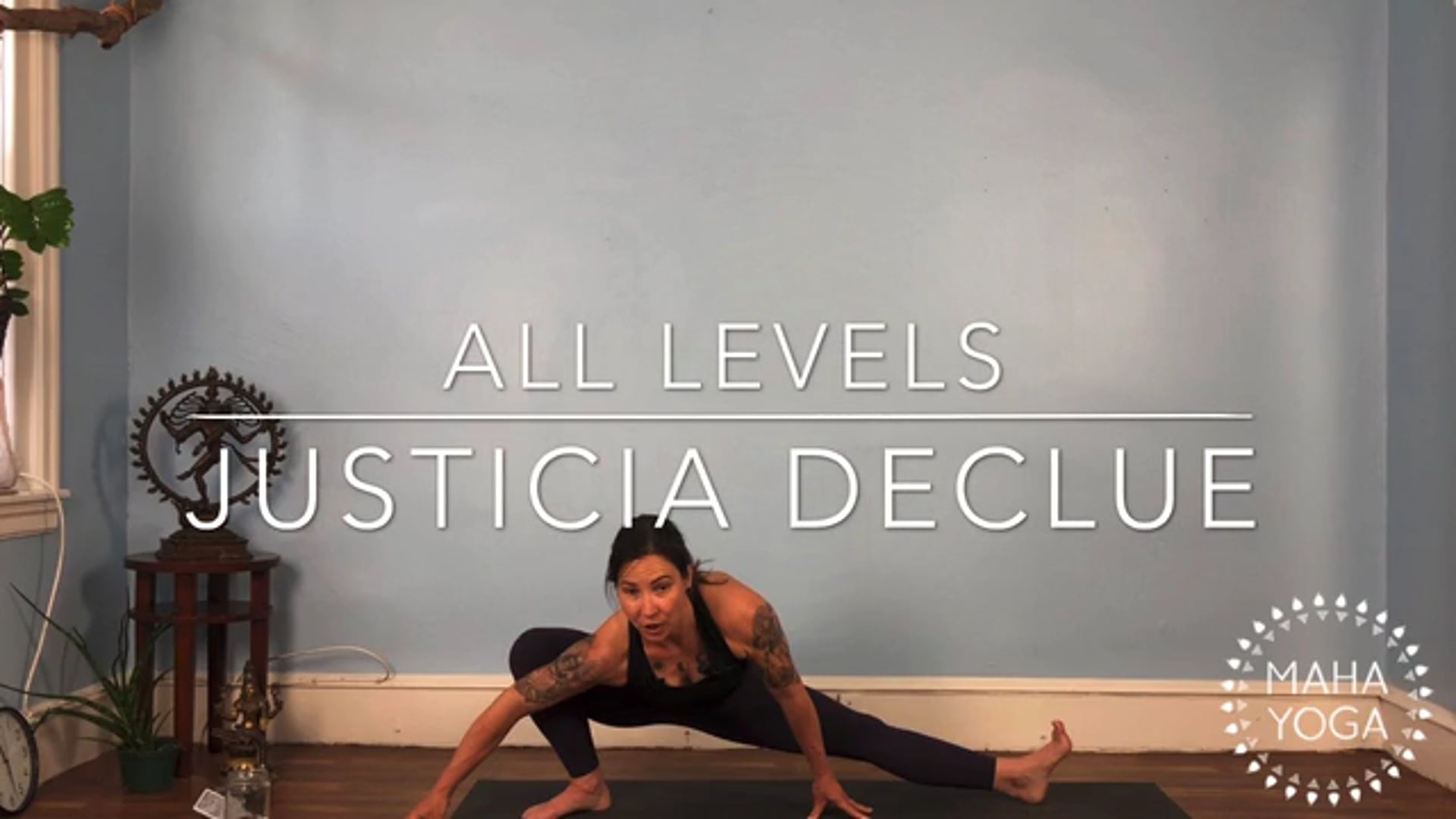 75 min all levels w/ Justicia: hips & twists