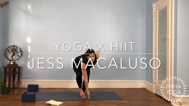 60 min yoga x HIIT w/ Jess: high intensity interval training