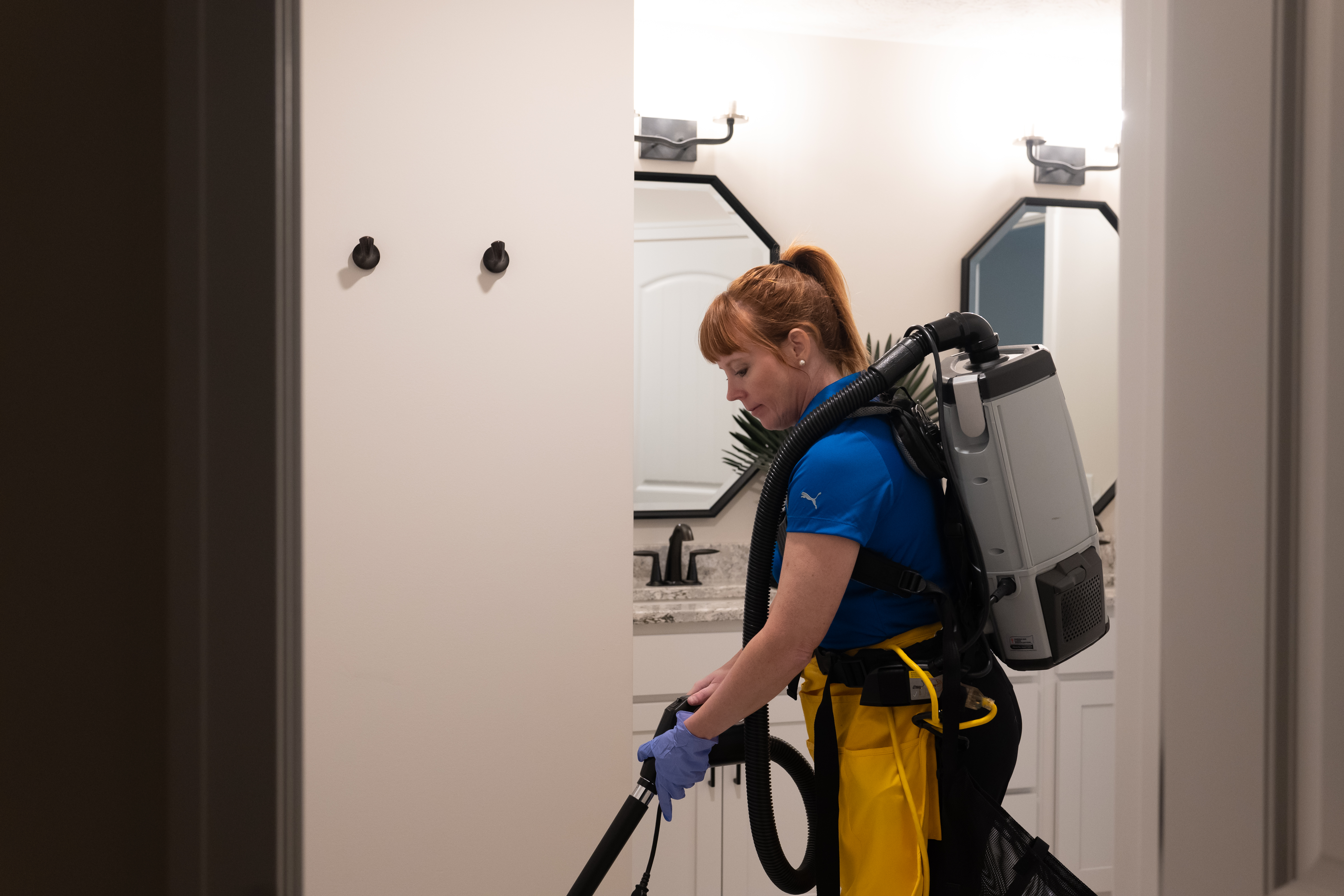 Starting Area Vacuuming