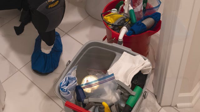 Herramientas de Limpieza de los Baños