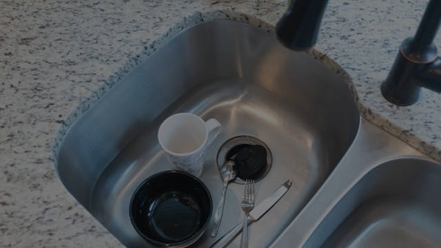 Loading Dishwasher / Cleaning Sink