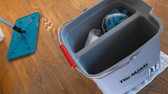 8. Floor Cleaning in Kitchen