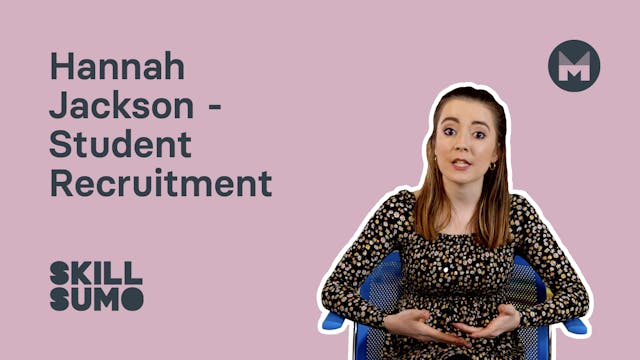 7. Hannah Jackson - Student Recruitment