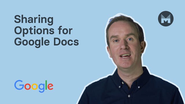 5. Sharing Options for Google Docs