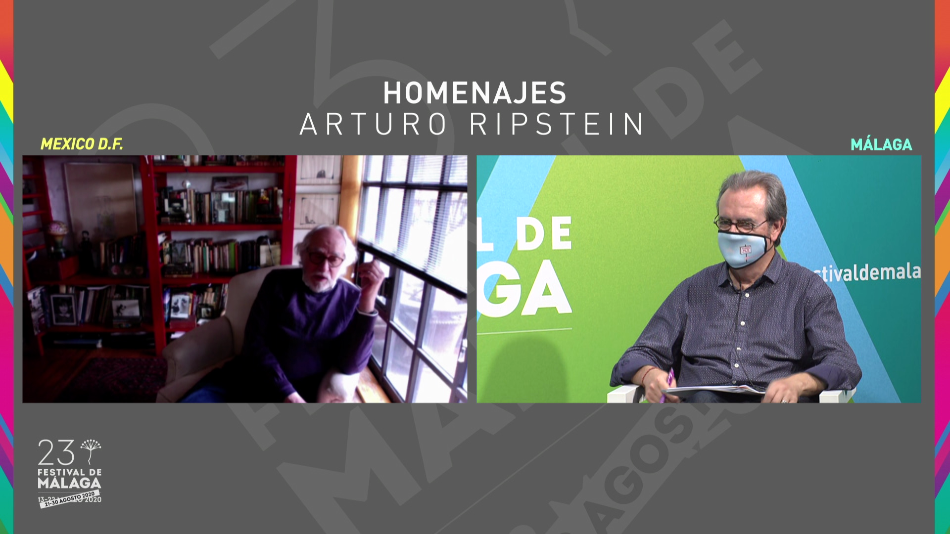 23 Edición - Encuentro de prensa con Arturo Ripstein, Premio Retrospectiva 2020