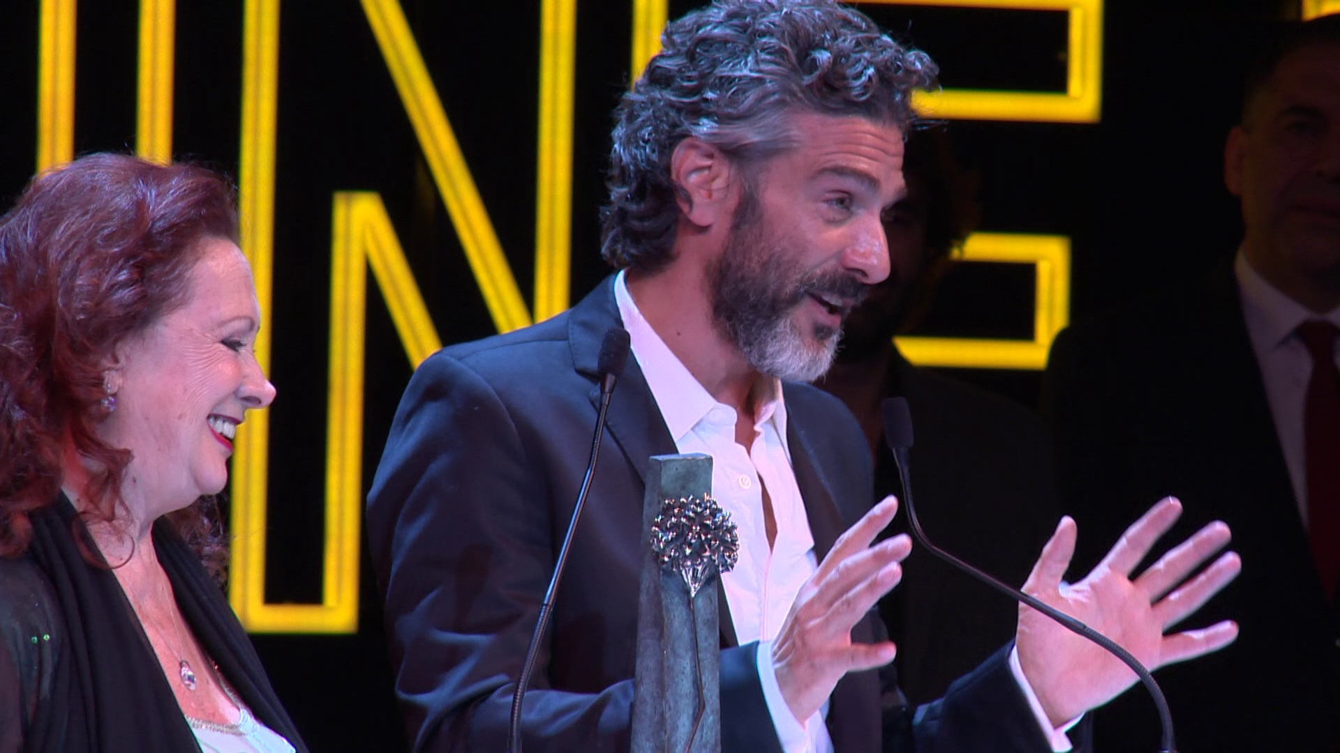 20 Edición - Ceremonia de entrega del Premio Málaga a Leonardo Sbaraglia (2017)