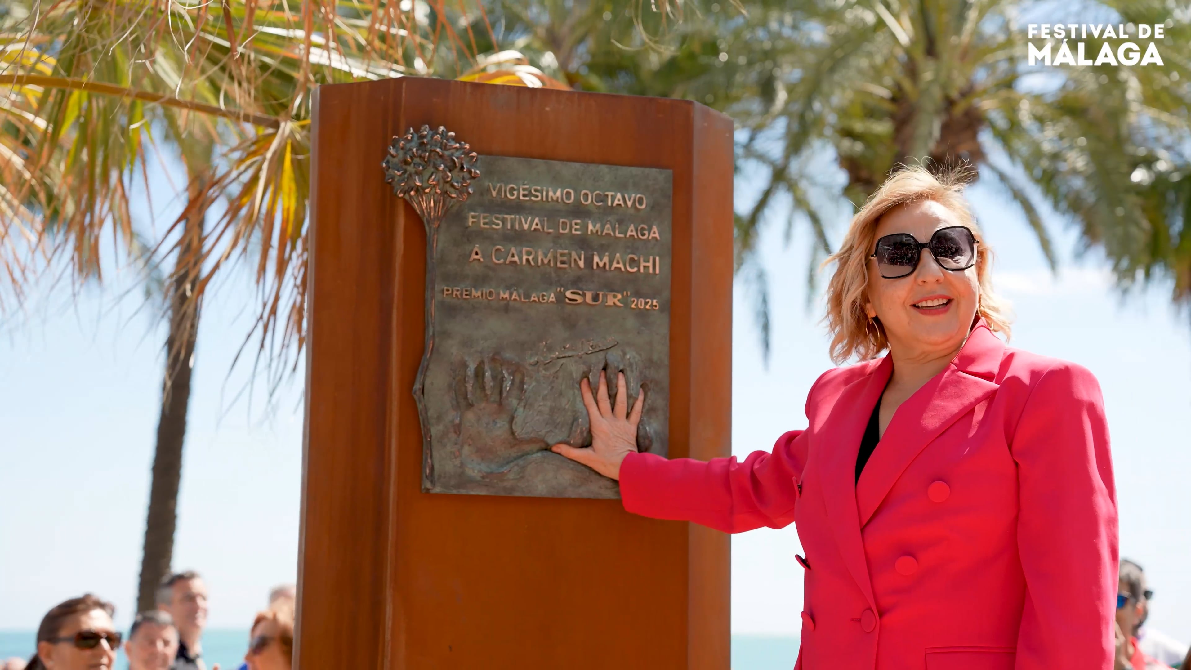 Monolito Carmen Machi - 28 Festival de Málaga