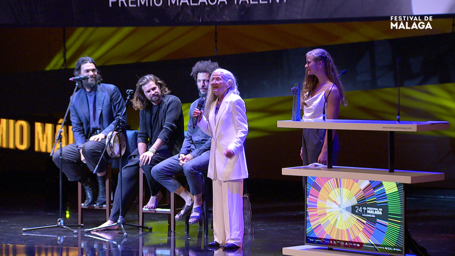 Gala Entrega Premio Málaga Talent a Oliver Laxe