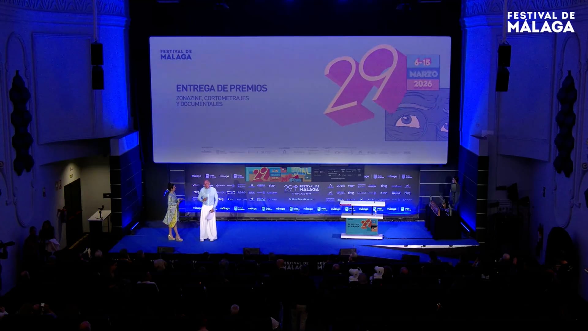 Entrega de premios - Zonazine - Cortos - Documentales - 29 Festival de Málaga