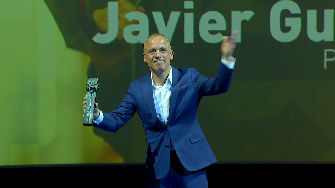 22 Edición - Ceremonia de entrega del Premio Málaga a Javier Gutiérrez 