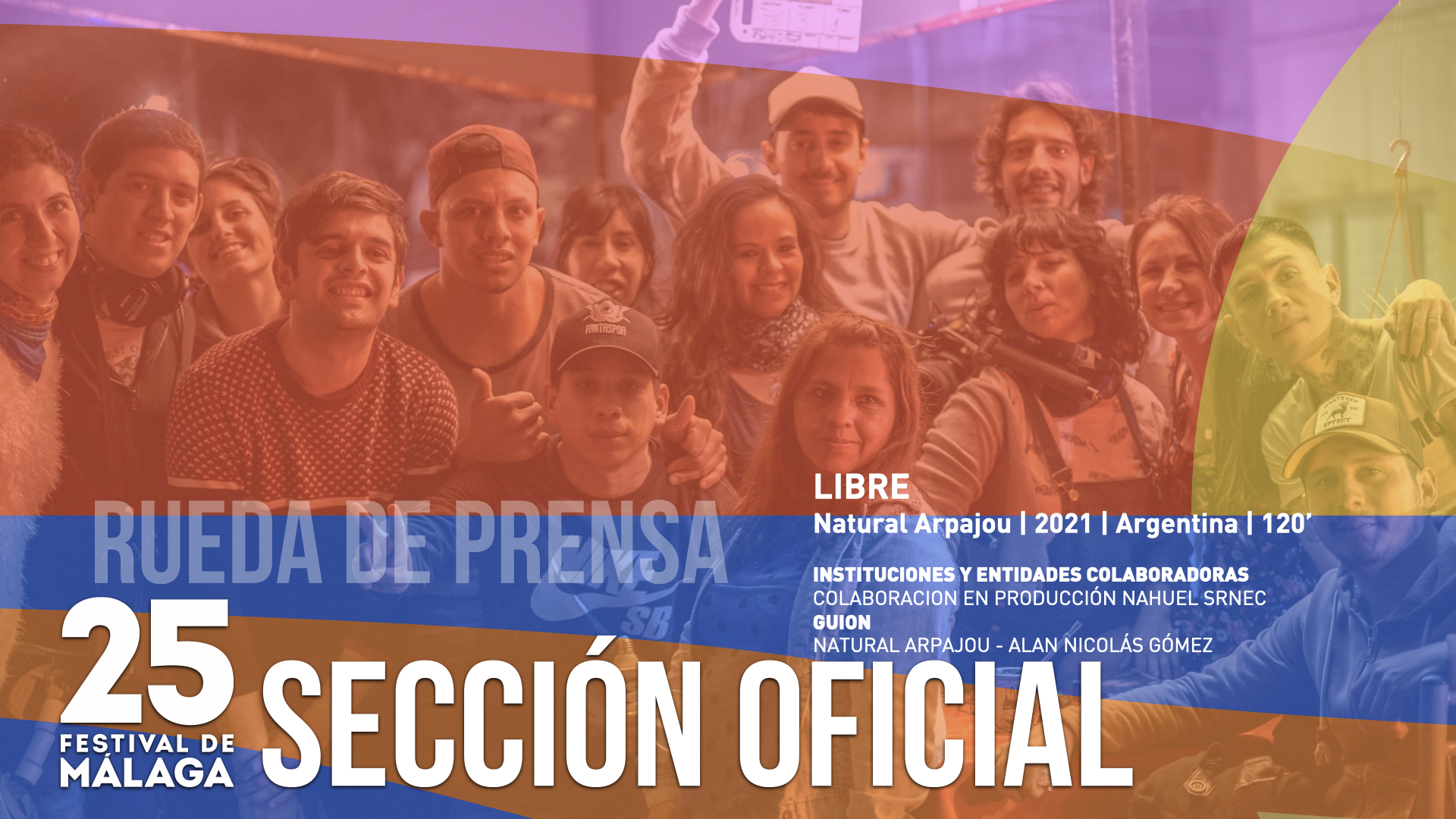 Libre - Rueda de Prensa Sección Oficial - 25 Edición