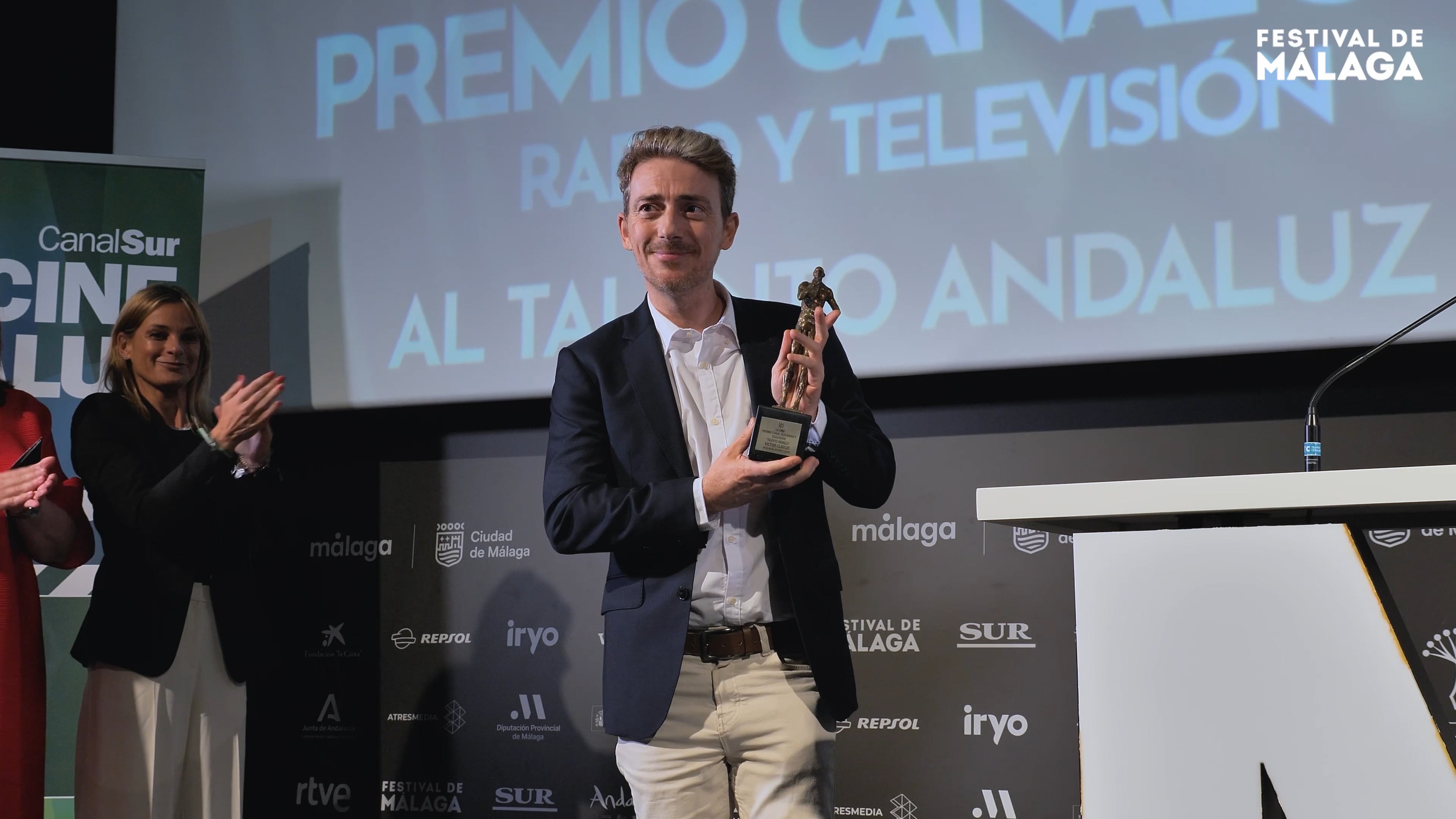 Víctor Clavijo - Premio Talento Andaluz de Canal Sur - 28 Festival de Málaga