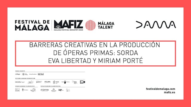 Masterclass DAMA: Barreras creativas ...