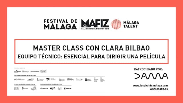 Masterclass Clara Bilbao - 27 EDICIÓN
