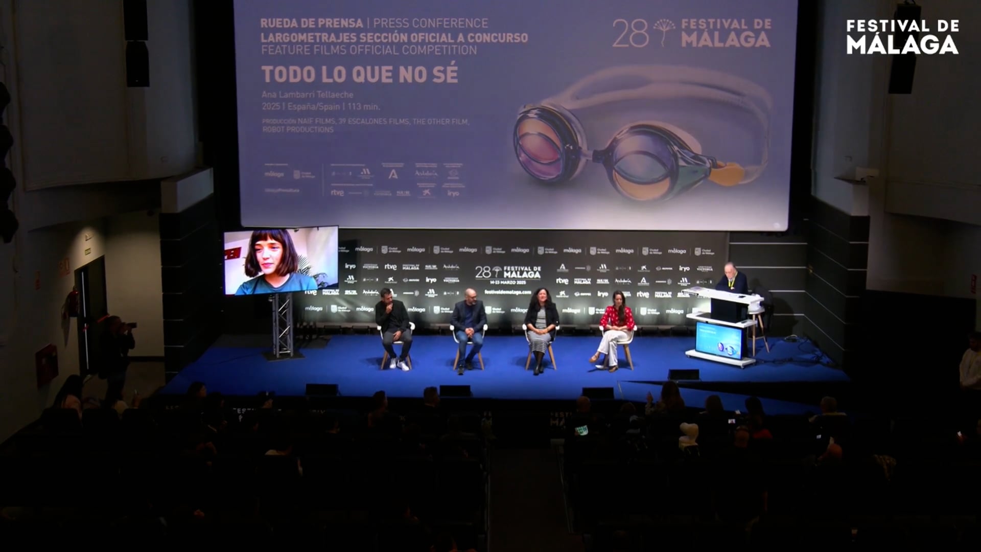 Todo lo que no sé - Rueda de prensa Sección Oficial - 28 Festival de Málaga