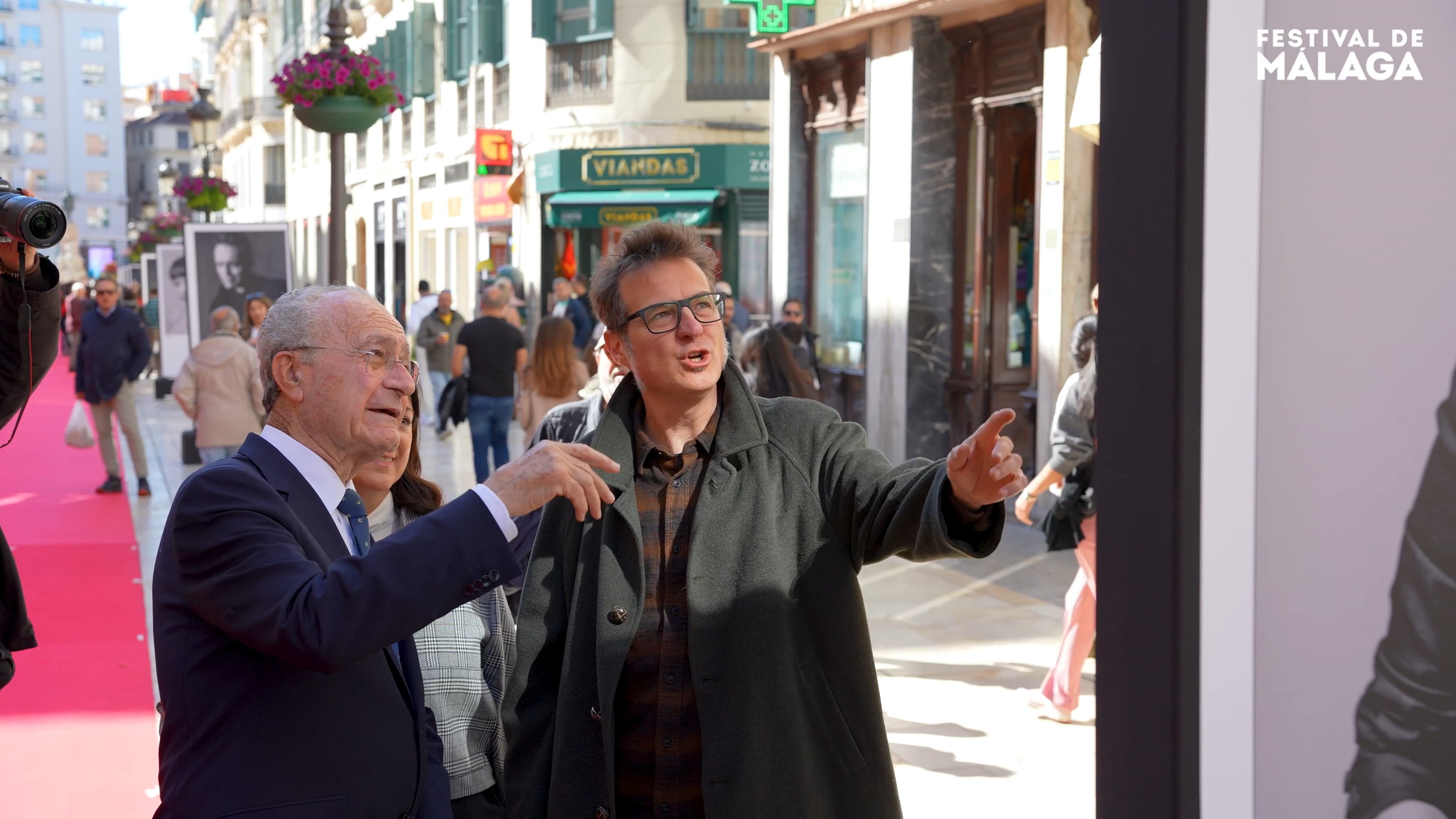 Inauguración Exposición Calle Larios - 28 Festival de Málaga
