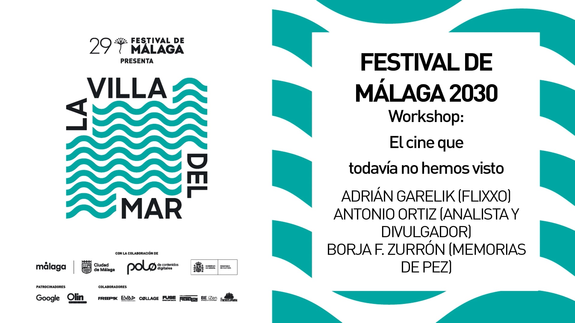 FESTIVAL DE MÁLAGA 2030. WORKSHOP EL CINE QUE TODAVÍA NO HEMOS VISTO