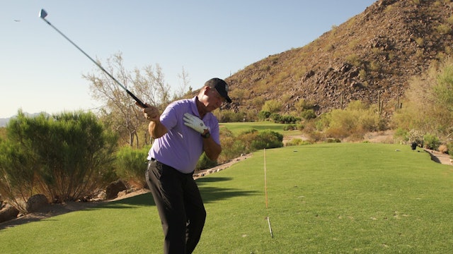 TIPPING THE CLUB-DIRECTING MOMENTUM IN YOUR BACKSWING