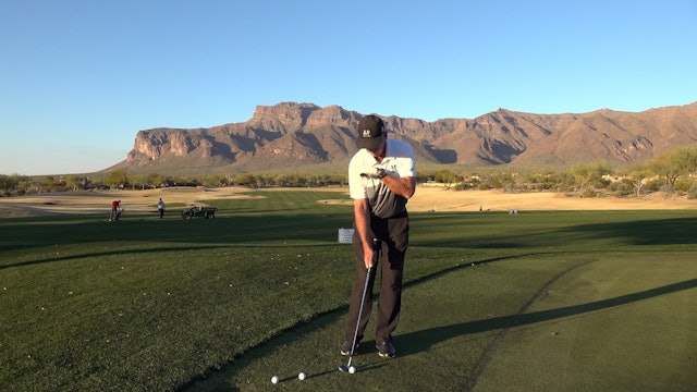 PRACTICE FOR YOUR SHORT GAME-PRACTICING PITCHING AND CHIPPING WITH ONE ARM