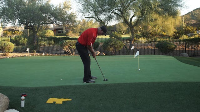 PRACTICE AT HOME-PRACTICING PUTTING A...