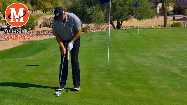 USE YOUR PUTTING GRIP TO CHIP