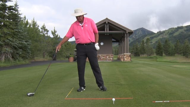PRE-SHOT ROUTINE-THE LINE YOU CROSS