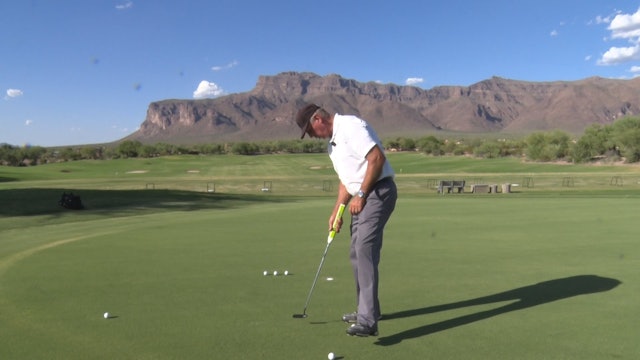 SWING DRILL-LINING YOUR FOREARM UP WITH THE CLUB SHAFT