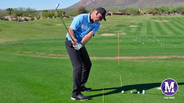 ROTATING THE LEFT ARM ON THE DOWNSWING