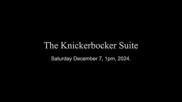 MYB KNICKERBOCKER saturday 1pm 12.7.24