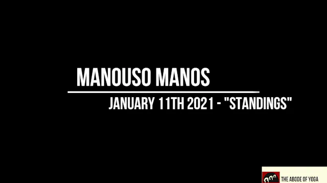 Manouso Manos 1st November 2020 - standings
