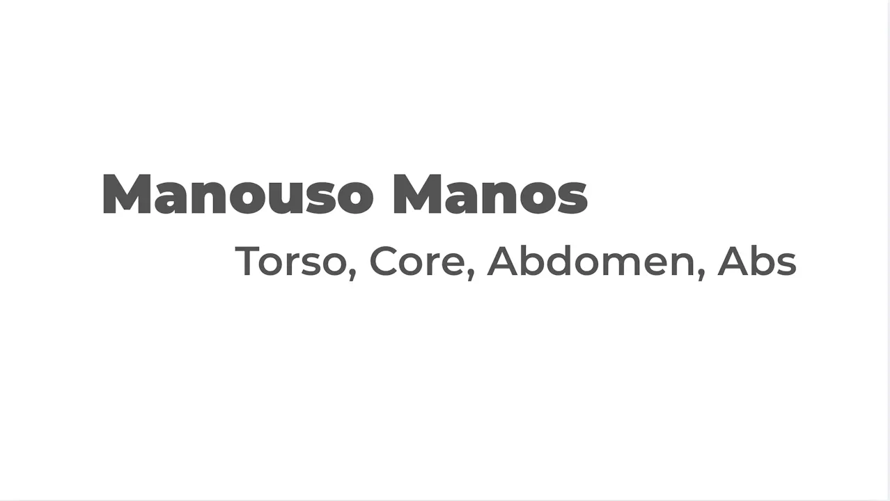 Torso, Core, Abdomen, Abs
