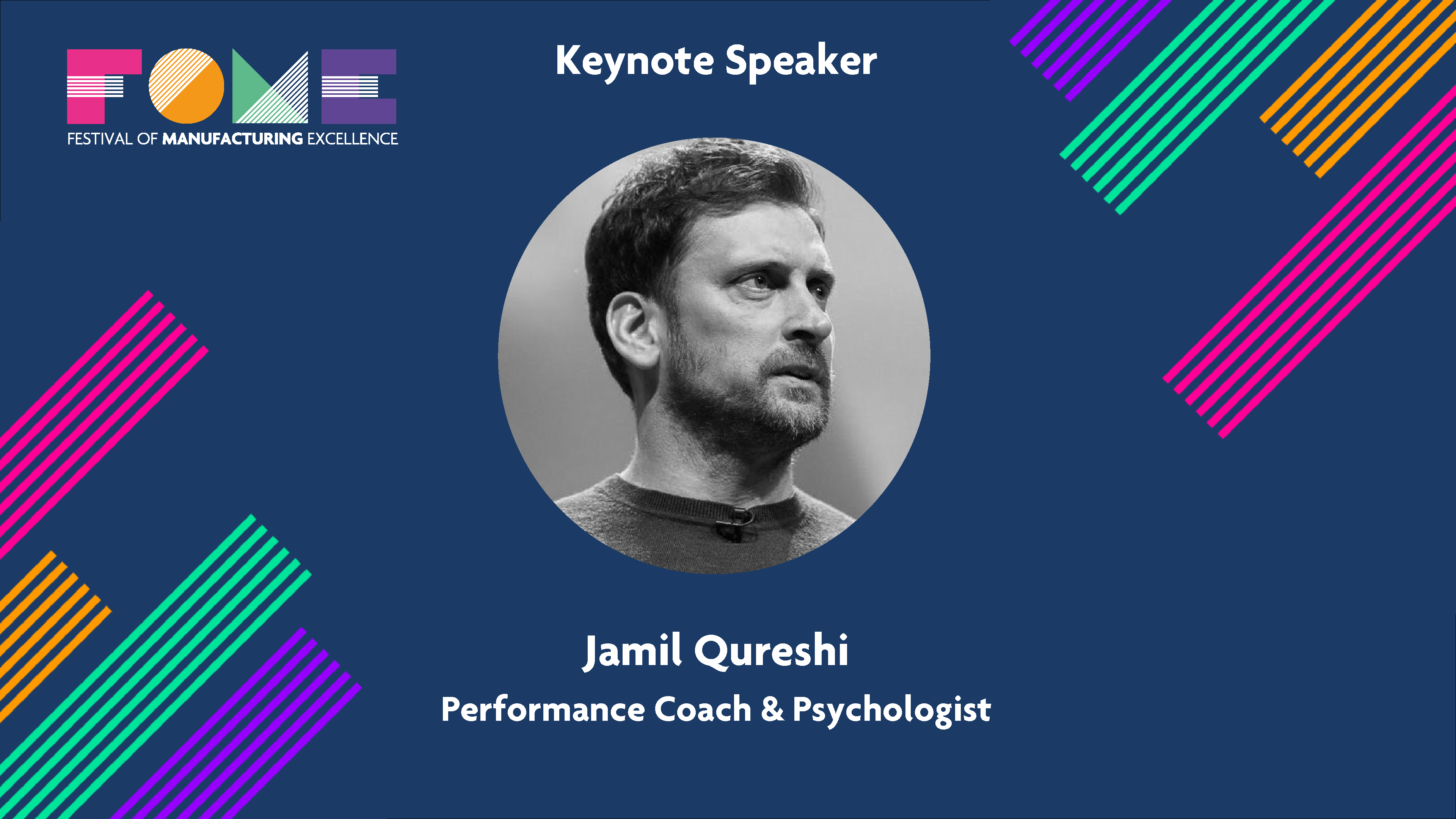 Keynote - Jamil Qureshi - Performance Coach and Psychologist
