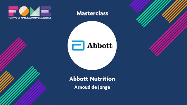 Masterclass - Abbott Nutrition - Arnoud De Jonge