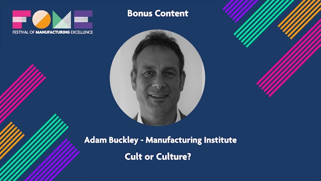Bonus Content - Adam Buckley - Cult or Culture