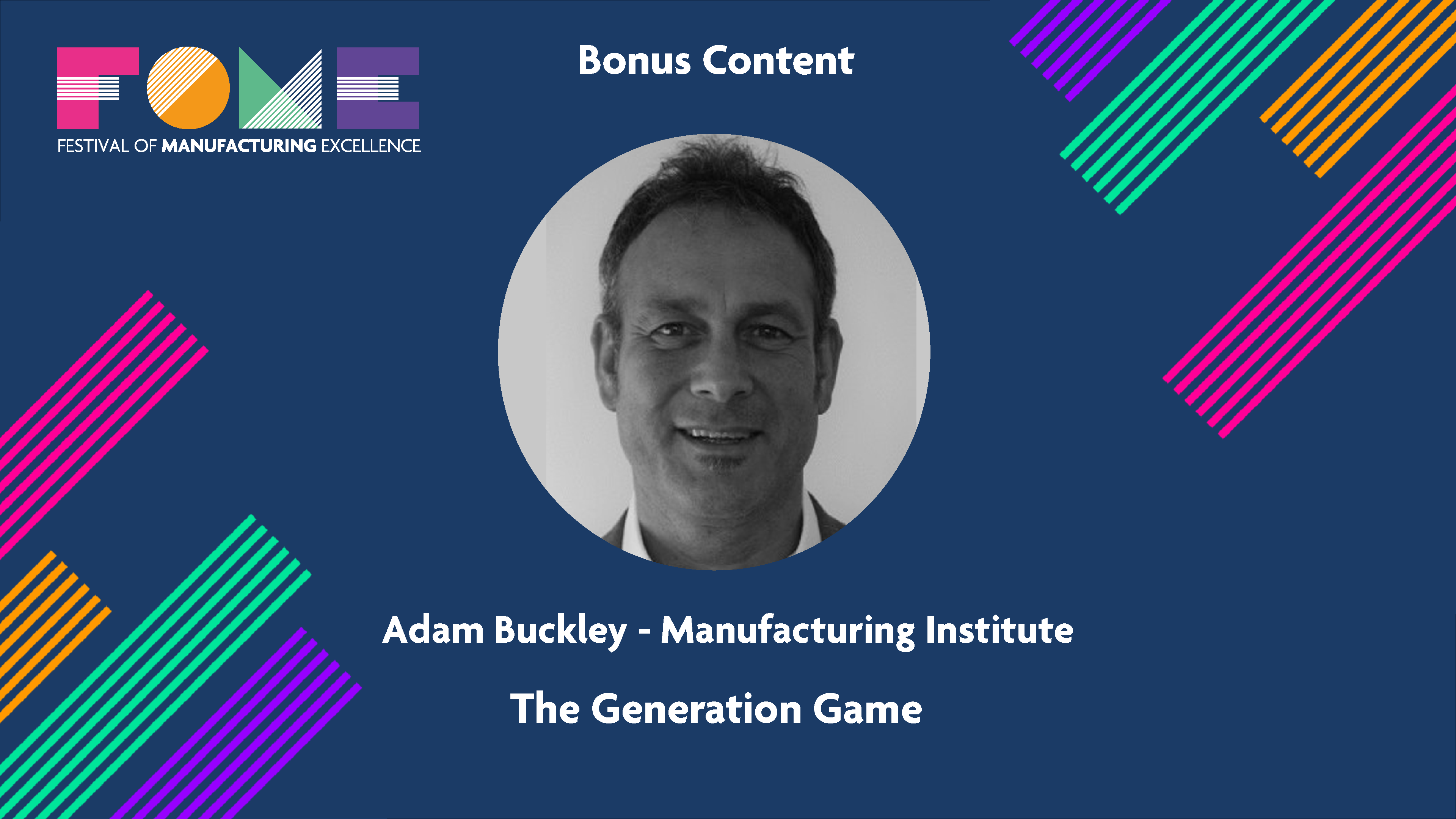 Bonus Content - Adam Buckley - The Generation Game
