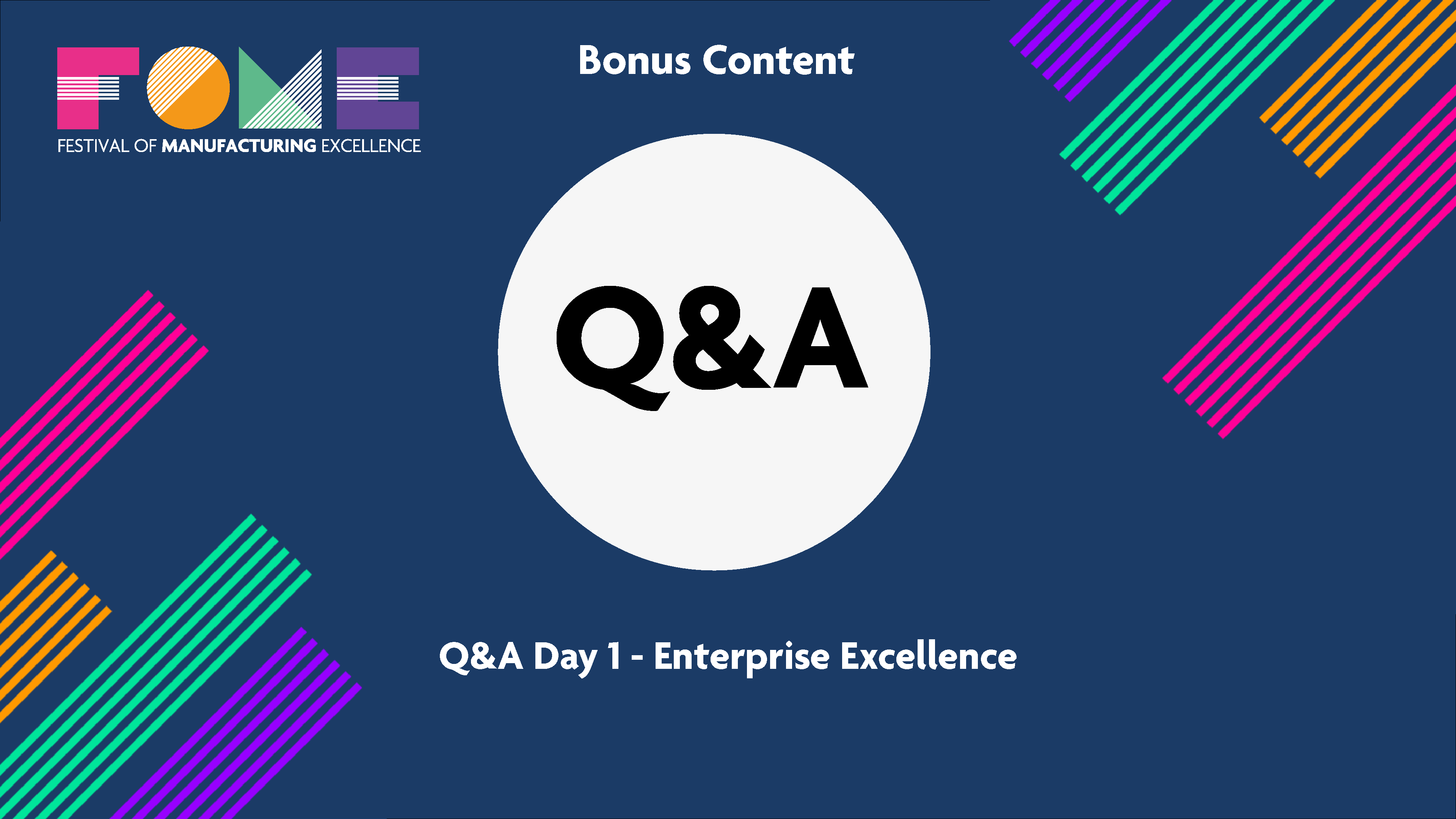 Bonus Content - Q&A Day 1