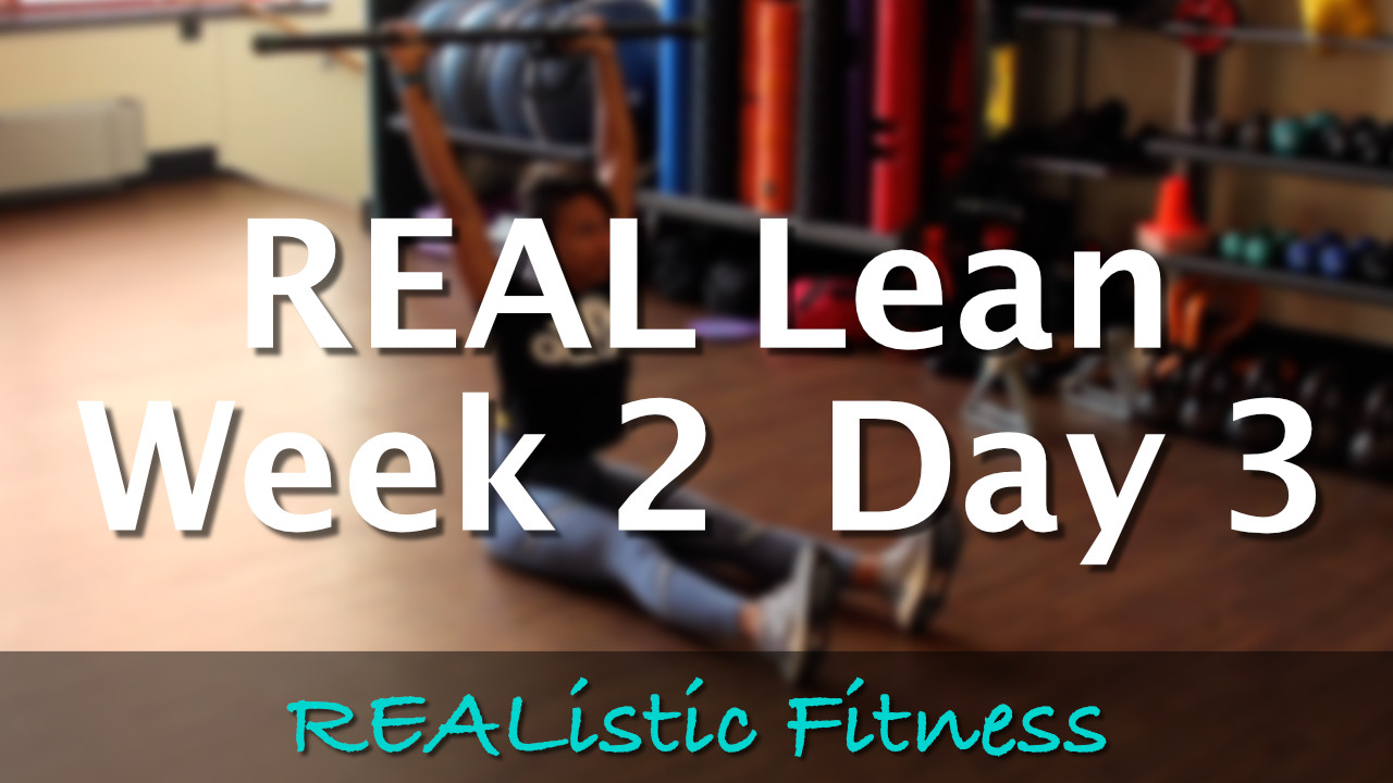 Week 2 Day 3 - REAL Lean